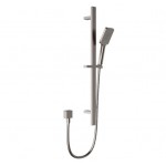 Eden Brushed Nickel Square Sliding Shower Set 